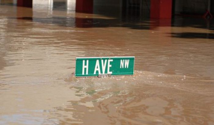 unhealthy flood waters